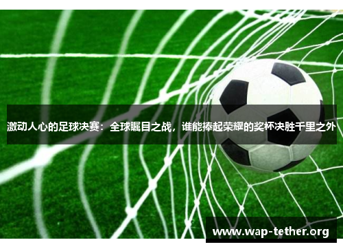 激动人心的足球决赛：全球瞩目之战，谁能捧起荣耀的奖杯决胜千里之外